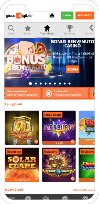 Casinò Gioco Digitale mobile