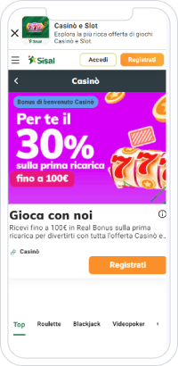 Casinò Sisal mobile