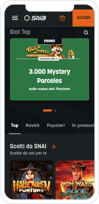 Casinò Snai mobile