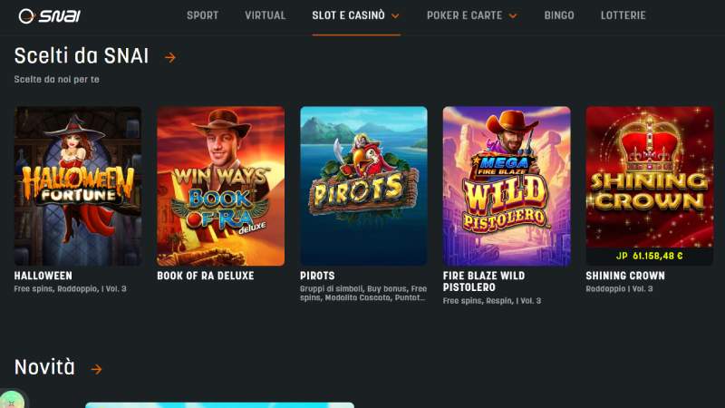 Snai Casino e Slot